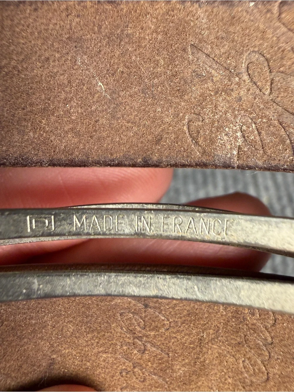 Vintage Frédéric Fekkai Leather French Clip Barrette - Made in France